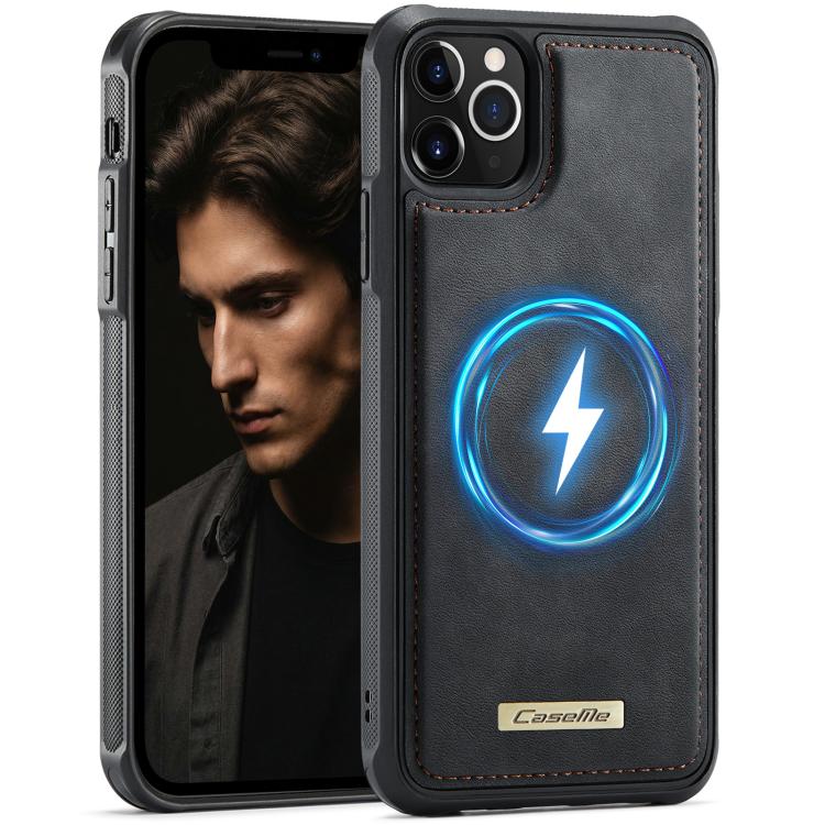 Funda trasera magnética de piel vegana para teléfono CaseMe Serie C69, For iPhone 11 Pro Max, For iPhone 11, For iPhone 11 Pro, For iPhone 17e /16e, For iPhone 15 Plus / 14 Plus, For iPhone 12 / 12 Pro
