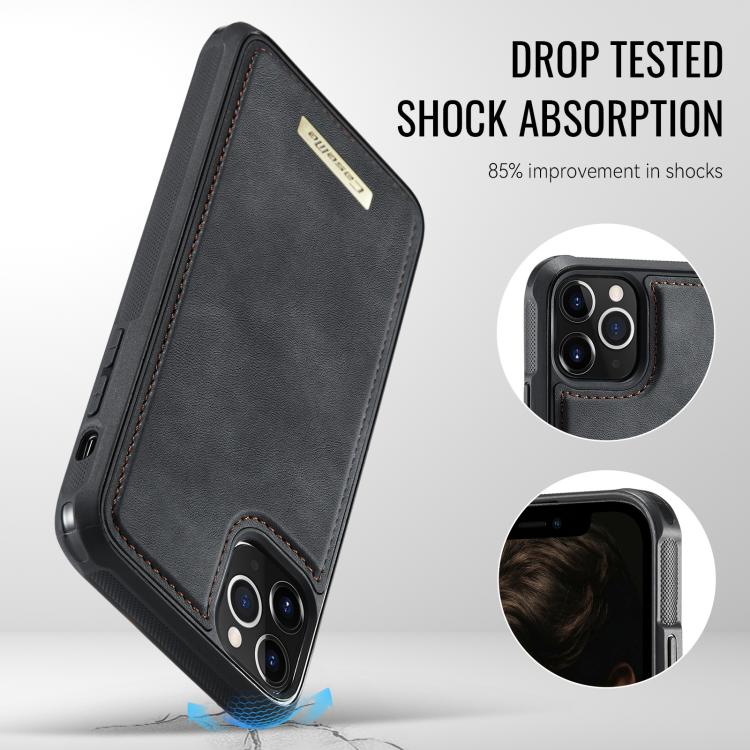 Funda trasera magnética de piel vegana para teléfono CaseMe Serie C69, For iPhone 11 Pro Max, For iPhone 11, For iPhone 11 Pro, For iPhone 17e /16e, For iPhone 15 Plus / 14 Plus, For iPhone 12 / 12 Pro