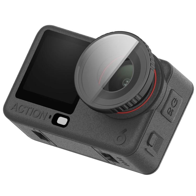 Cubierta protectora de cristal con filtro UV para lente de cámara, For DJI Osmo Action 6