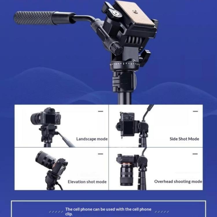 Trípode profesional extensible YUNTENG VCT-4000 para cámaras DSLR, teléfonos y vídeos, 400 cm., VCT-4000