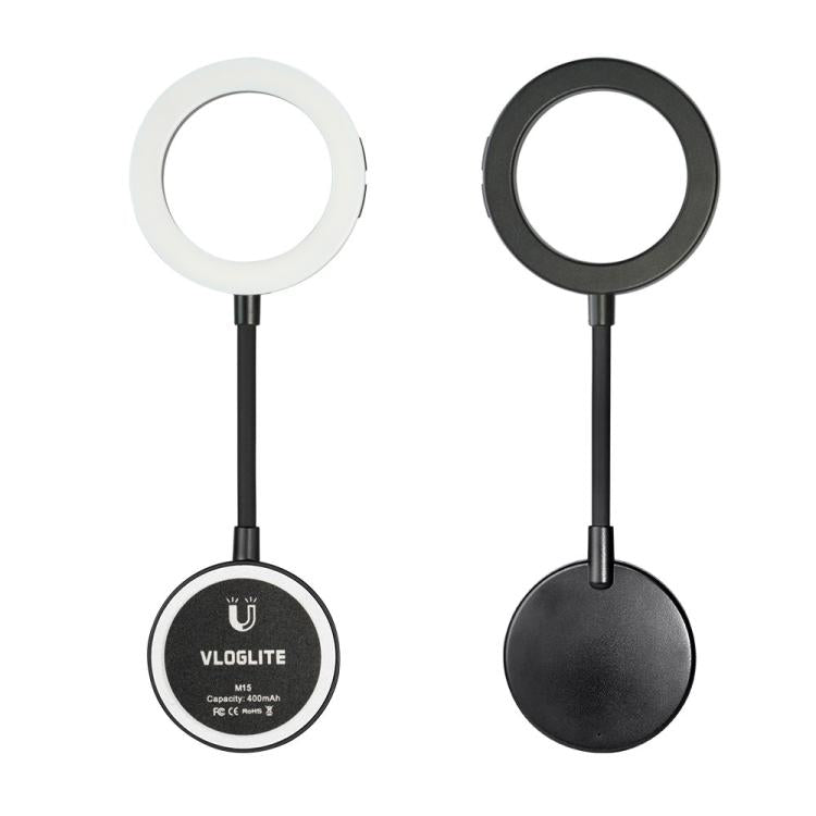 VLOGLITE M15 para teléfono, lectura, fotografía, vídeo, iluminación LED mini portátil para selfies