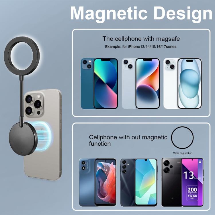VLOGLITE M15 para teléfono, lectura, fotografía, vídeo, iluminación LED mini portátil para selfies