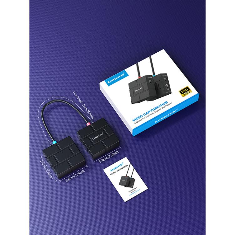 Tarjeta de captura Lemorele AC12 Mini HDMI, salida en bucle de baja latencia tipo C, Plug and Play., AC12
