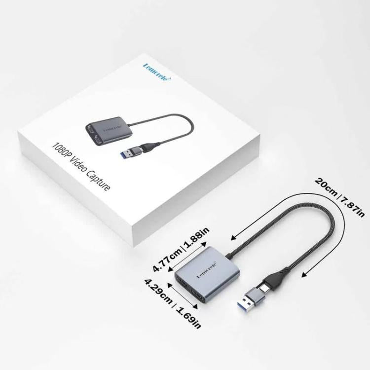 Tarjeta de captura de vídeo HDMI 4K Lemorele AC07 para transmisión en directo, AC07