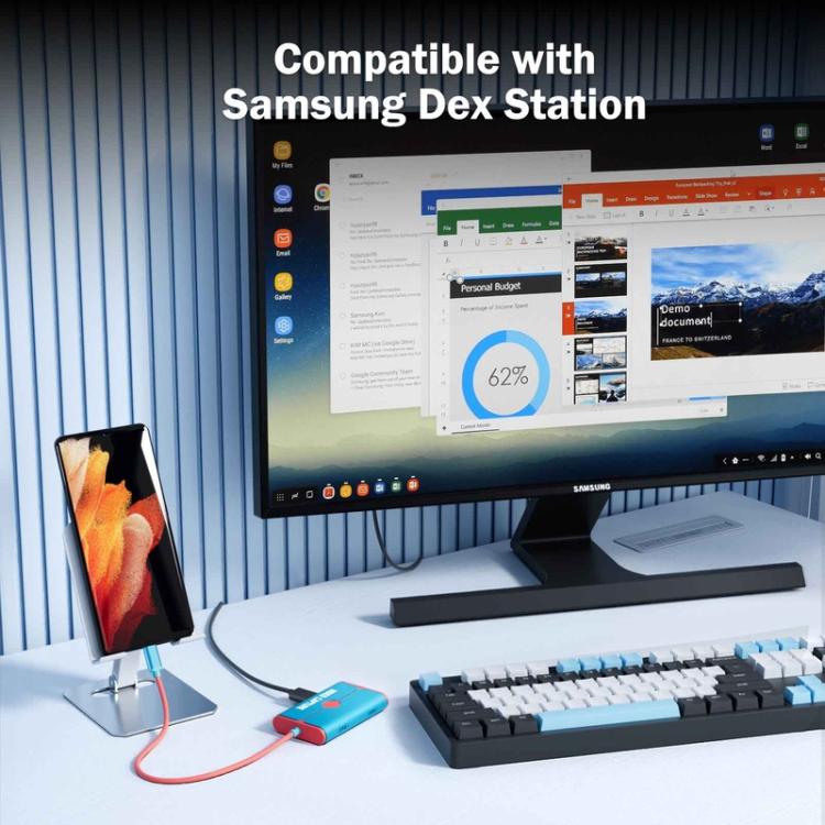 Adaptador de captura de vídeo HDMI 4K Lemorele AC08 para grabación de juegos en directo, AC08(black), AC08(Lake Blue)