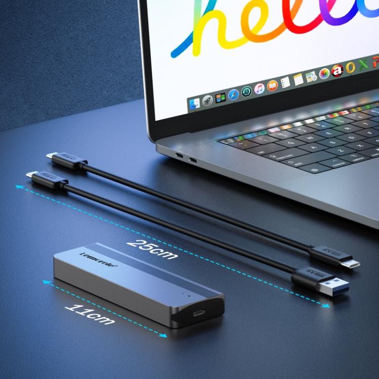 Adaptador de alta velocidad NVMe SATA de 10 Gbps para carcasa M.2 de doble bahía Lemorele SD2L