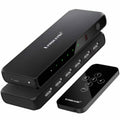 Conmutador HDMI Lemorele G96 de 5 entradas y 1 salida, conmutador de vídeo HD 4K con mando a distancia IR para consolas de videojuegos y cine en casa.