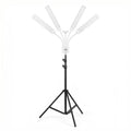 HD-150XJ 3200K-5600K Adjustable Remote Control 65W LED Photography Light 4-Arm Fill Light, US Plug, EU Plug, UK Plug, AU Plug