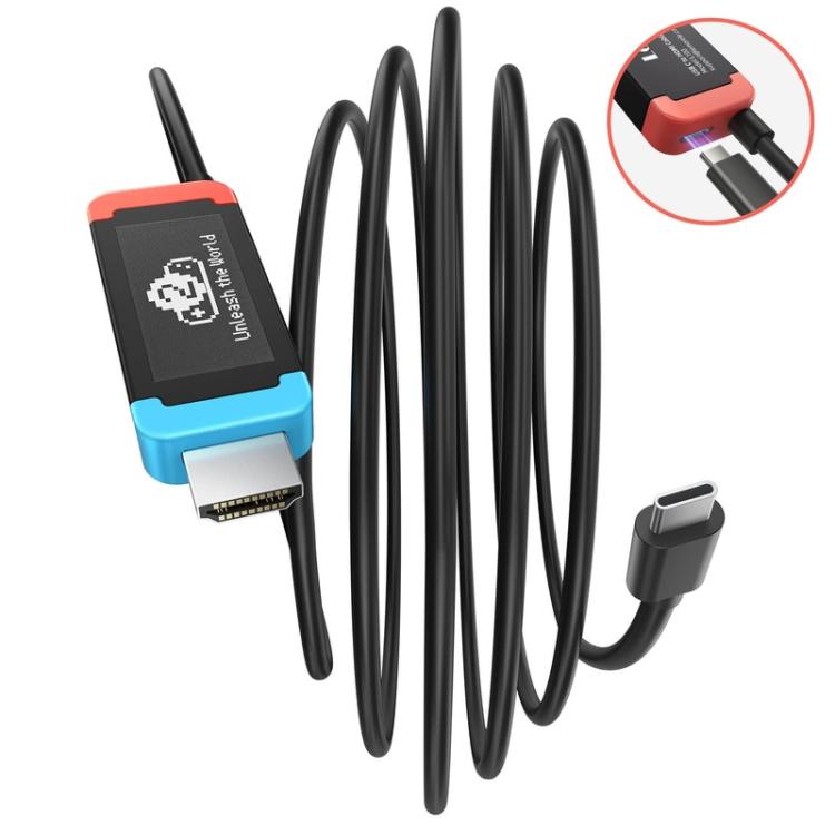 Adaptador multipuerto HDMI 4K Lemorele L100 con puerto USB tipo C y estación de acoplamiento con carga PD
