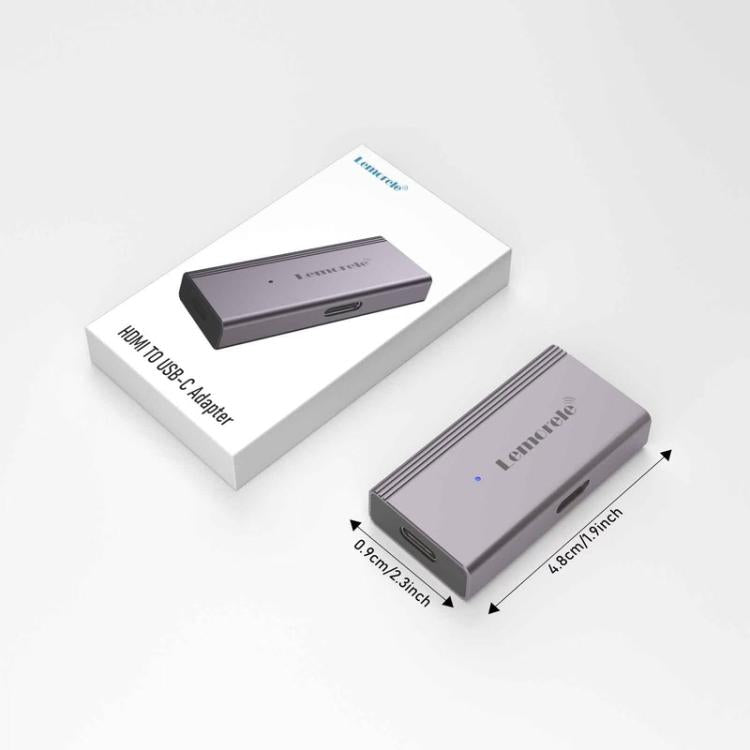 Estación de acoplamiento Lemorele LD48L Multipuerto Tipo-C HDMI 4K