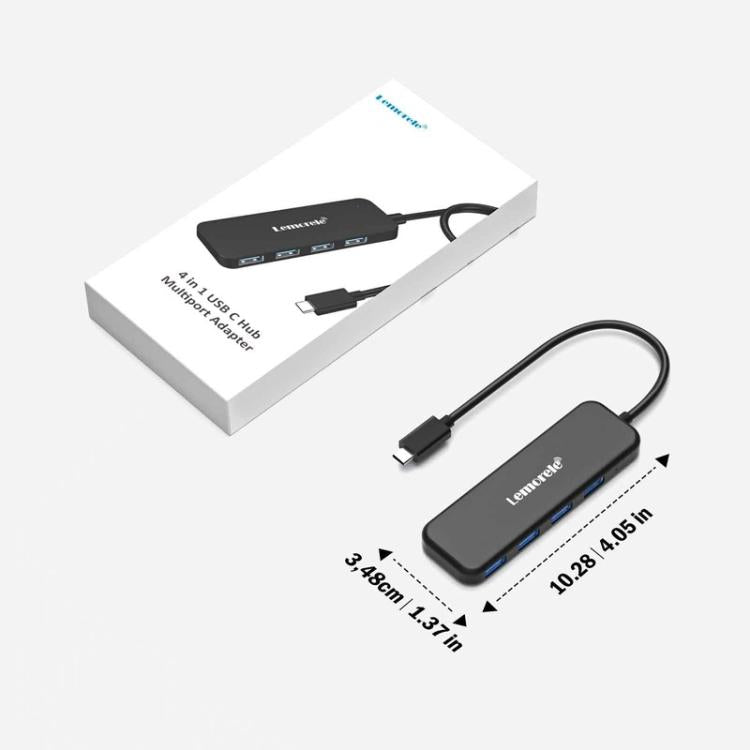 Estación de acoplamiento Lemorele TC38L 8 en 1 Tipo-C con adaptador de carga Gigabit PD compatible con HDMI