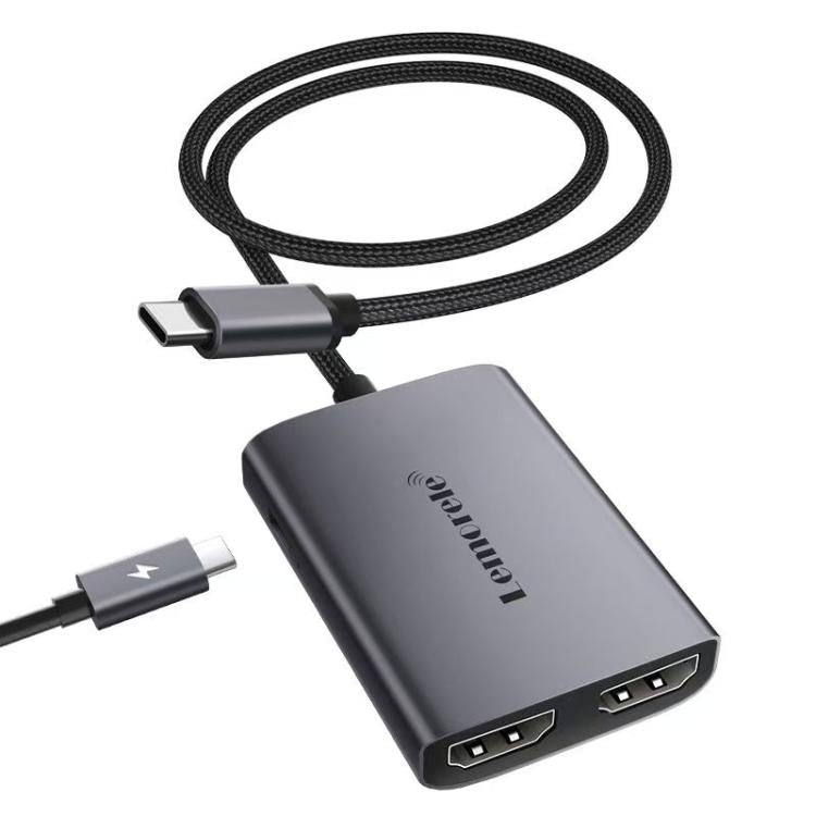 Conmutador multidispositivo Lemorele HD30 compatible con HDMI, conmutador de señal y convertidor de vídeo HD.