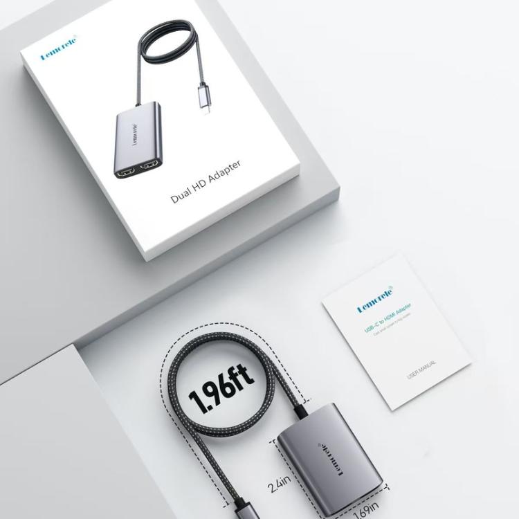 Convertidor de vídeo de distribución de señal HD multidispositivo Lemorele HD20 compatible con HDMI
