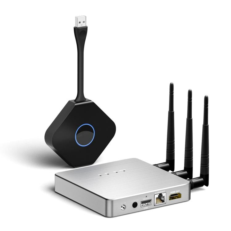 Transmisor inalámbrico Lemorele K12U USB compatible con HDMI con un solo clic para presentaciones