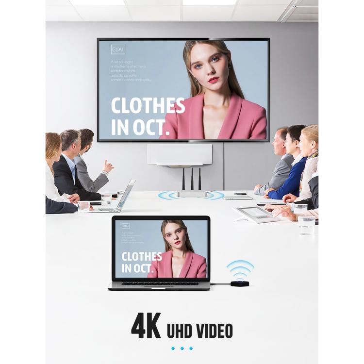 Transmisor inalámbrico Lemorele K12U USB compatible con HDMI con un solo clic para presentaciones