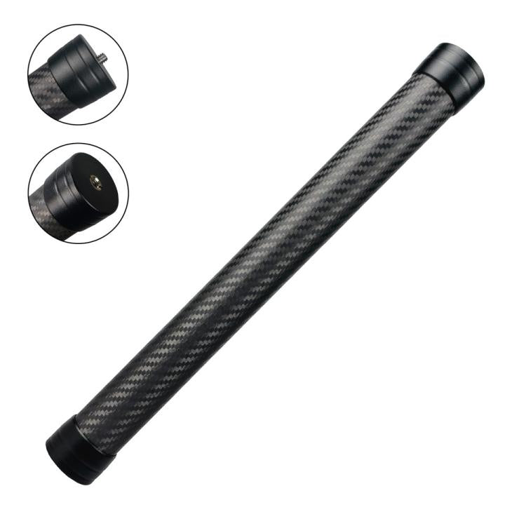 KE-36 para estabilizador de cardán DJI RS3 / RS4, montaje de tornillo de 1/4 de pulgada, varilla de extensión de fibra de carbono de 35 cm.