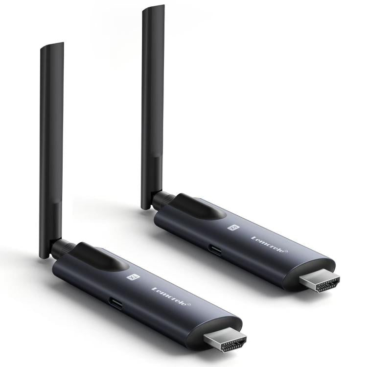 Transmisor de vídeo inalámbrico HDMI Lemorele R1040, 1 transmisor, 4 receptores, HD 1080p para múltiples pantallas.