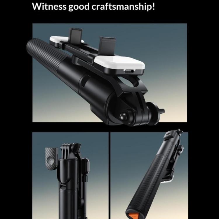 X5SE Portable Live Streaming Phone Stand 1.7m Extension Bluetooth Remote Control Selfie Stick Tripod, X5SE
