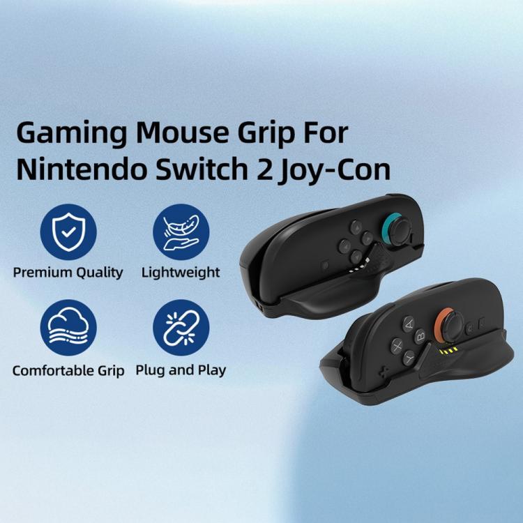 Soporte convertidor para 2 Joy-Con de Nintendo Switch (2 unidades) y soporte para ratón y mando de juegos