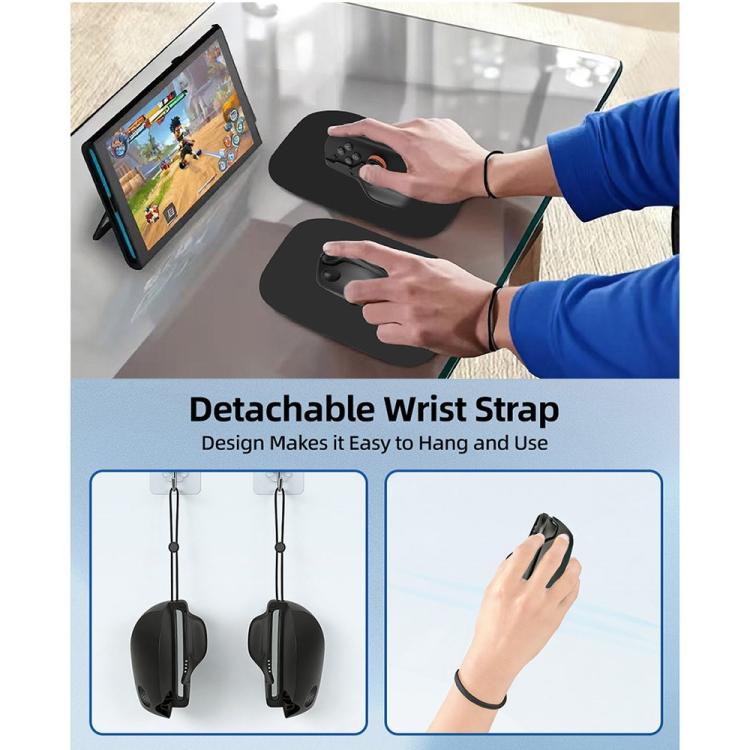Soporte convertidor para 2 Joy-Con de Nintendo Switch (2 unidades) y soporte para ratón y mando de juegos