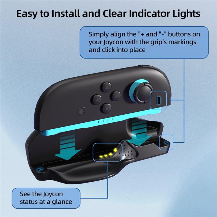 Soporte convertidor para 2 Joy-Con de Nintendo Switch (2 unidades) y soporte para ratón y mando de juegos