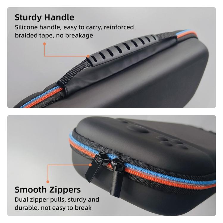 Bolsa de viaje portátil de PU para Nintendo Switch 2, estuche de almacenamiento multifunción con ranuras para tarjetas de juego.