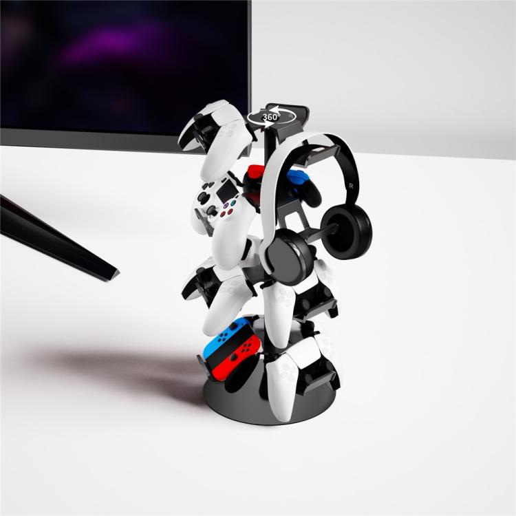 Soporte giratorio de 360 grados de 4 niveles para mandos de juegos de Xbox / PS5 / Nintendo Switch