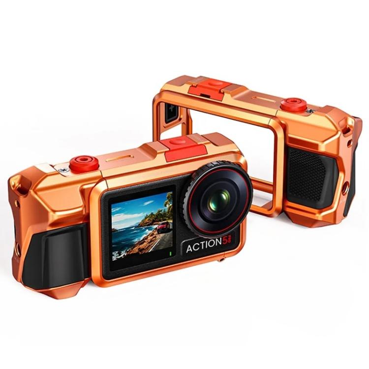 Carcasa protectora de aleación de aluminio para cámara de acción DJI Osmo Action 3 / 4 / 5 Pro.