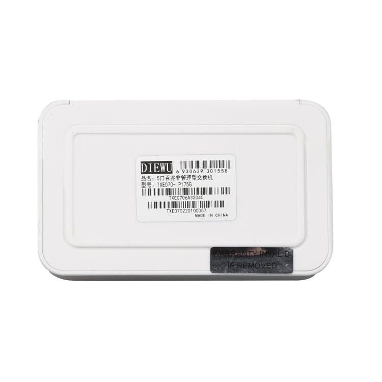 Conmutador Ethernet rápido de 5 puertos 10/100 Mbps, 5 Ports White