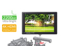 FEELWORLD FW279 Monitor DSLR de campo de cámara ultrabrillante de 7 pulgadas 2200nit Full HD 1920x1200 4K Salida de entrada HDMI Alto brillo para estabilizador DSLR, FW279