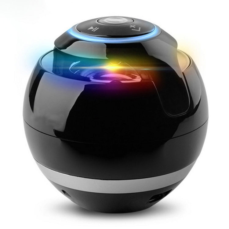 T&G A18 Ball Altavoz Bluetooth con luz LED Mini altavoz inalámbrico portátil Música móvil Subwoofer MP3 Soporte TF, BLACK, BLUE, PINK, WHITE