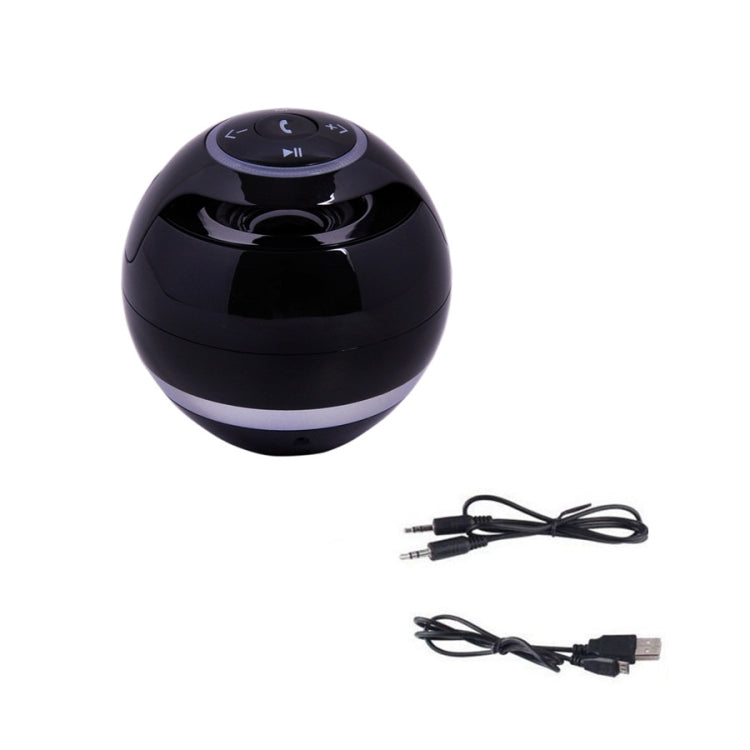 T&G A18 Ball Altavoz Bluetooth con luz LED Mini altavoz inalámbrico portátil Música móvil Subwoofer MP3 Soporte TF, BLACK, BLUE, PINK, WHITE