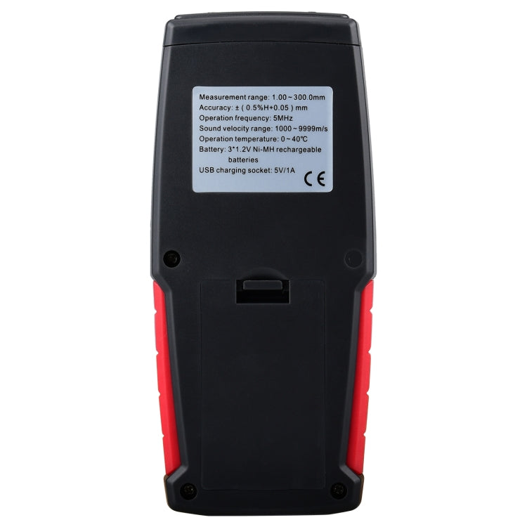 Medidor de espesor ultrasónico Digital WT100A, medidor de espesor Digital con carga USB, probador de Metal de alta precisión, WT100A