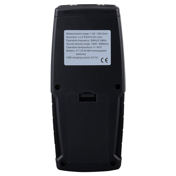 Medidor de espesor ultrasónico Digital WT130A, medidor de espesor Digital con carga USB, probador de Metal de alta precisión, WT130A