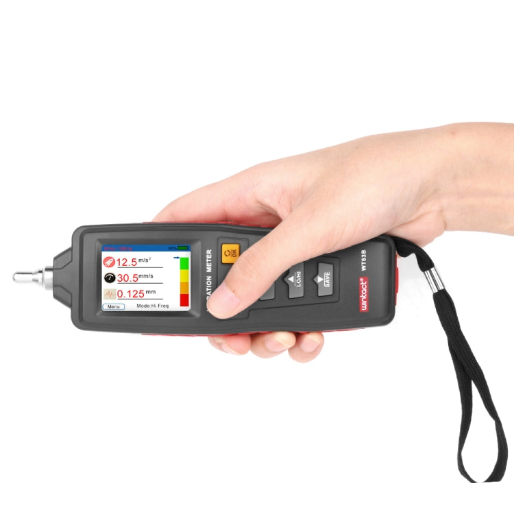 Medidor de vibración digital analizador de vibración portátil WINTACT WT63B