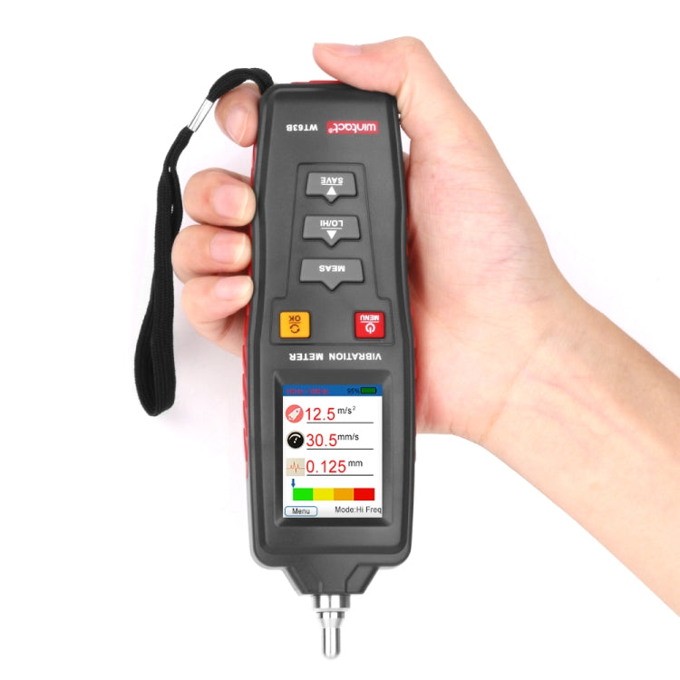 Medidor de vibración digital analizador de vibración portátil WINTACT WT63B