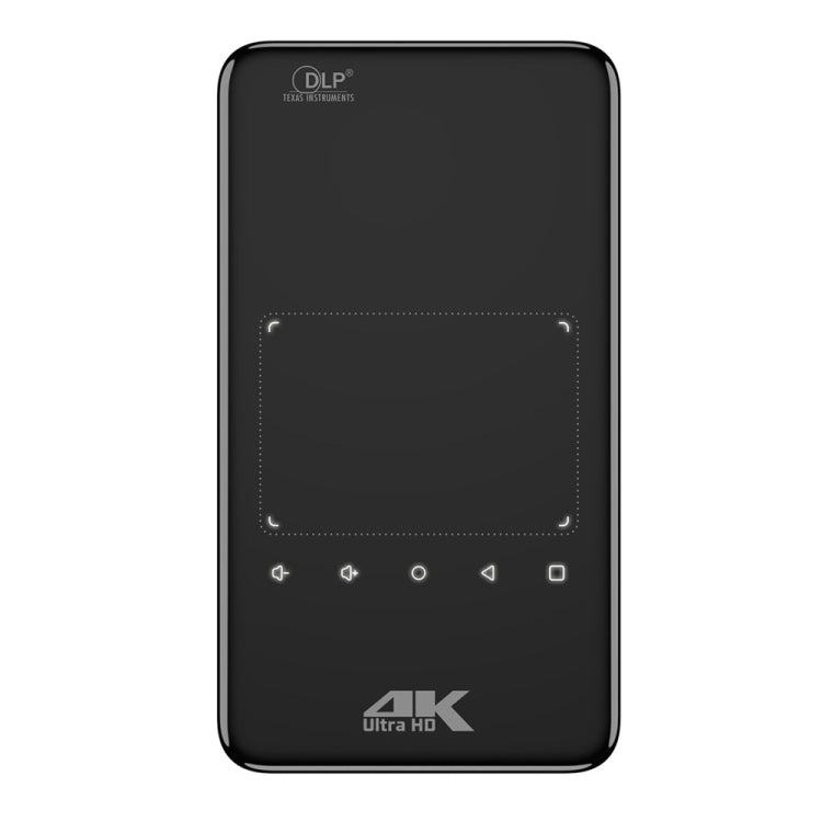 X2 (1+8G) DLP Android 7.1Smart Mini Proyector X2 con cubierta de lente deslizante Wifi Mini proyector (Negro), 1GB+8GB US Plug, 1GB+8GB EU Plug
