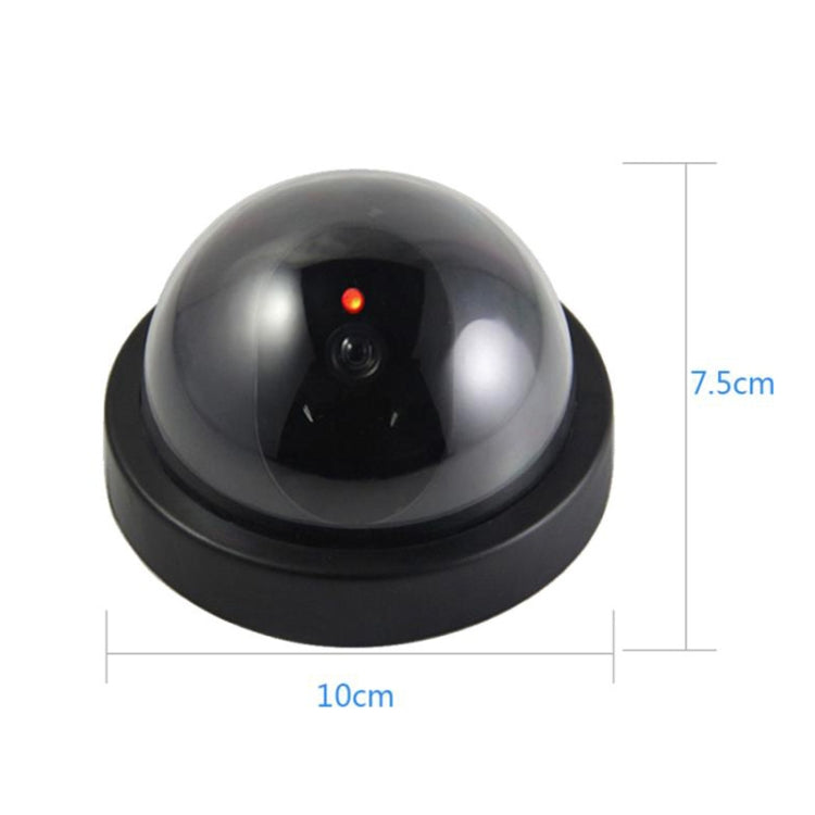 Cámara de seguridad de vigilancia LED con cúpula simulada CCTV infrarroja impermeable para exteriores, Dome LED Surveillance Security Camera