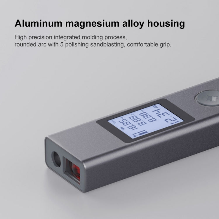 Telémetro láser LS-P, medidor de distancia de 40m, Mini medidor de distancia láser Digital LCD recargable de mano, telémetro láser de 131 pies, 40m