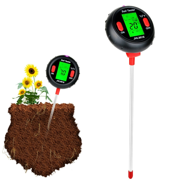 Medidor de PH del suelo RZ104, Detector de humedad, medidor de PH Digital, Monitor de suelo, probador de suelo para plantas de jardinería PH, RZ104