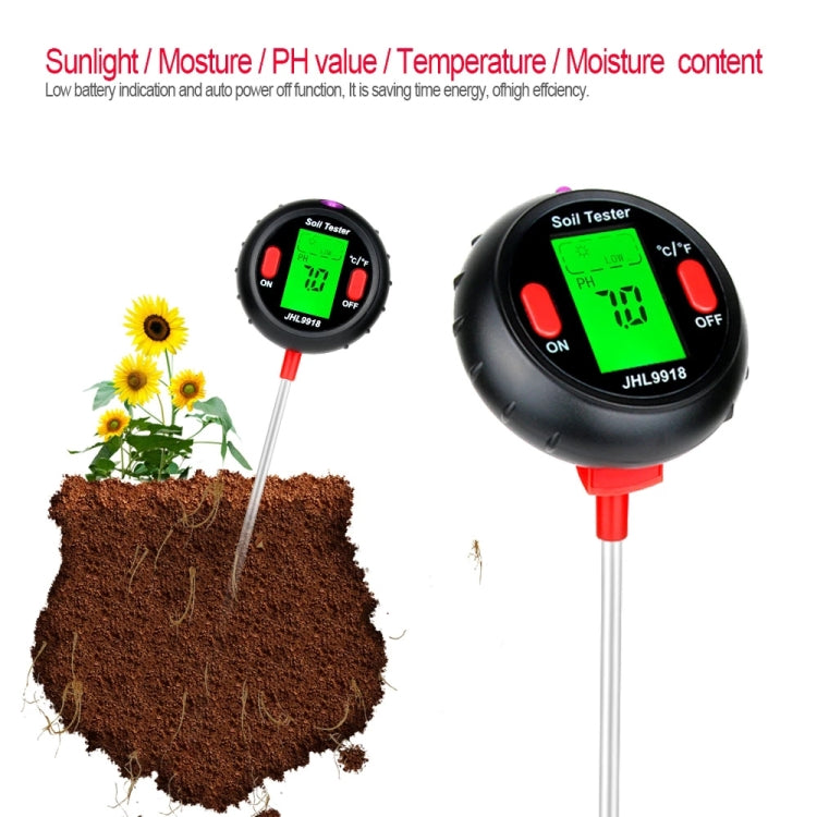 Medidor de PH del suelo RZ104, Detector de humedad, medidor de PH Digital, Monitor de suelo, probador de suelo para plantas de jardinería PH, RZ104