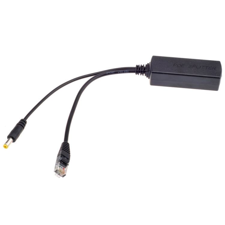Divisor de alimentación a través de Ethernet, entrada de 48 V y salida de 12 V, adaptador divisor PoE de 48 V, permite que la cámara IP de 12 V CC se convierta en cámara POE, Power Over Ethernet Splitter