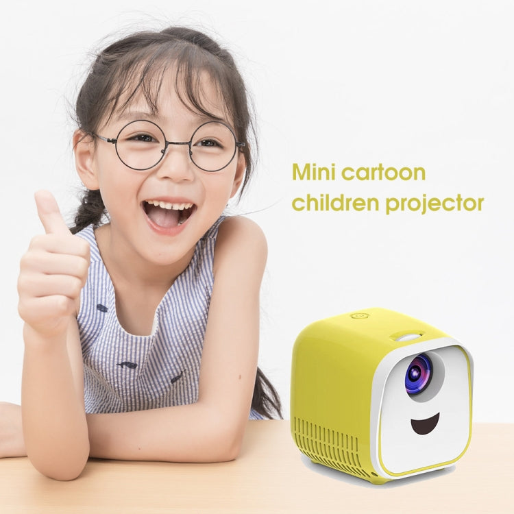 L1 Proyector para niños Mini Mini LED Proyector de altavoz portátil para el hogar, US Plug, EU Plug, UK Plug