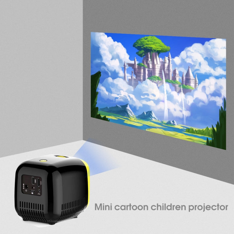 L1 Proyector para niños Mini Mini LED Proyector de altavoz portátil para el hogar, US Plug, EU Plug, UK Plug