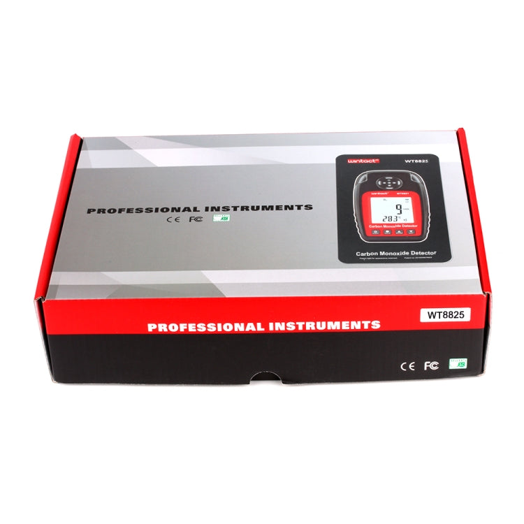 WINTACT WT8825 Detector de monóxido de carbono Sensor de Gas CO independiente Detector de alarma de envenenamiento de alta sensibilidad, WT8825