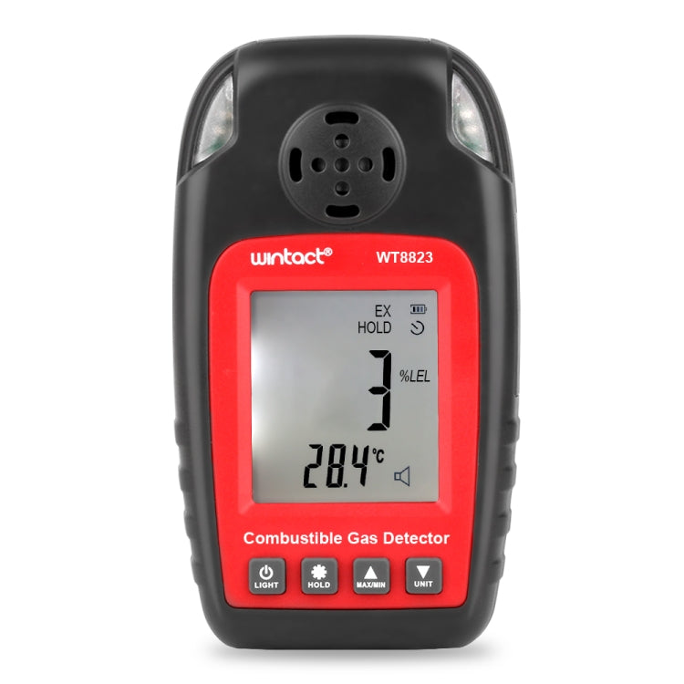 Detector de alarma de Gas Combustible WT8823, fuga de Gas inflamable, pantalla LCD Digital Natural, Monitor, analizador de Gas, WT8823
