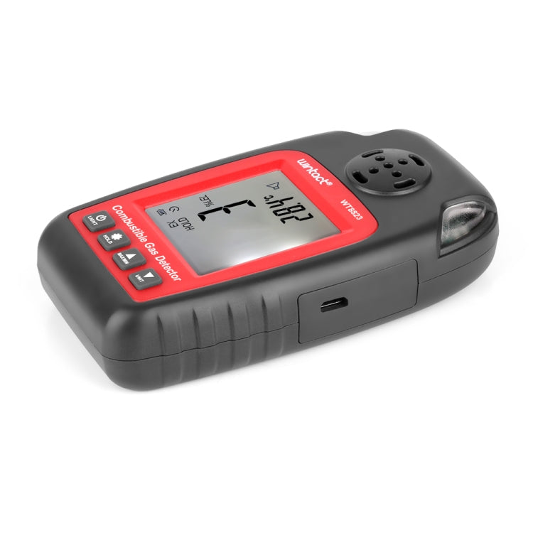 Detector de alarma de Gas Combustible WT8823, fuga de Gas inflamable, pantalla LCD Digital Natural, Monitor, analizador de Gas, WT8823