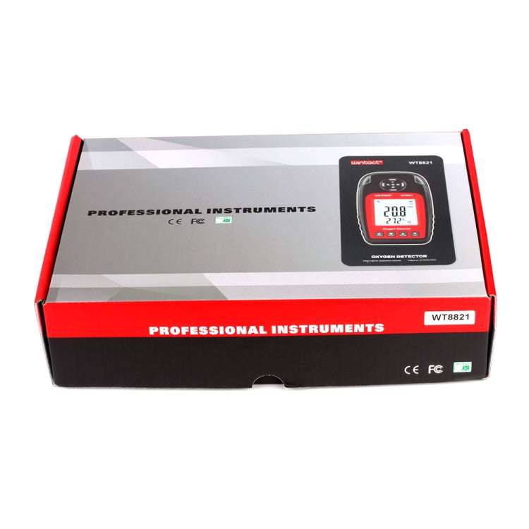 Detector de oxígeno WINTACT WT8821, Sensor de Gas de oxígeno independiente, Detector de alarma de envenenamiento de alta sensibilidad, WT8821