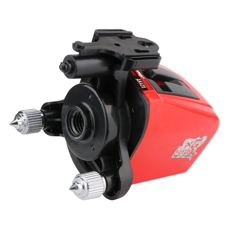 AK435 Nivel láser 3D autonivelante 2 láseres de línea Láseres verticales horizontales Nivel 360 Trípode Mini niveles láser