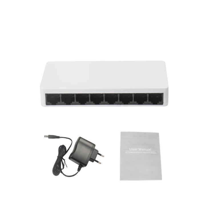 Mini conmutador Ethernet rápido de 8 puertos 10/100 Mbps